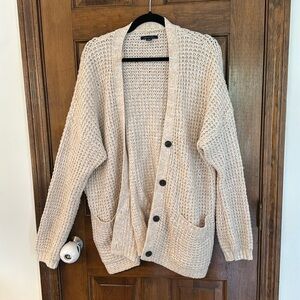 American Eagle Cream Colored Cardigan
